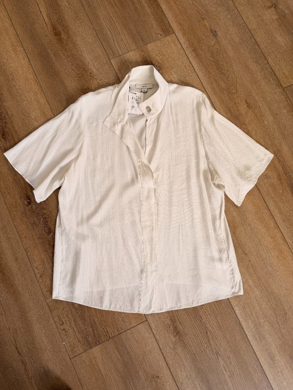 VINCE Women's Silk-blend Shirt S